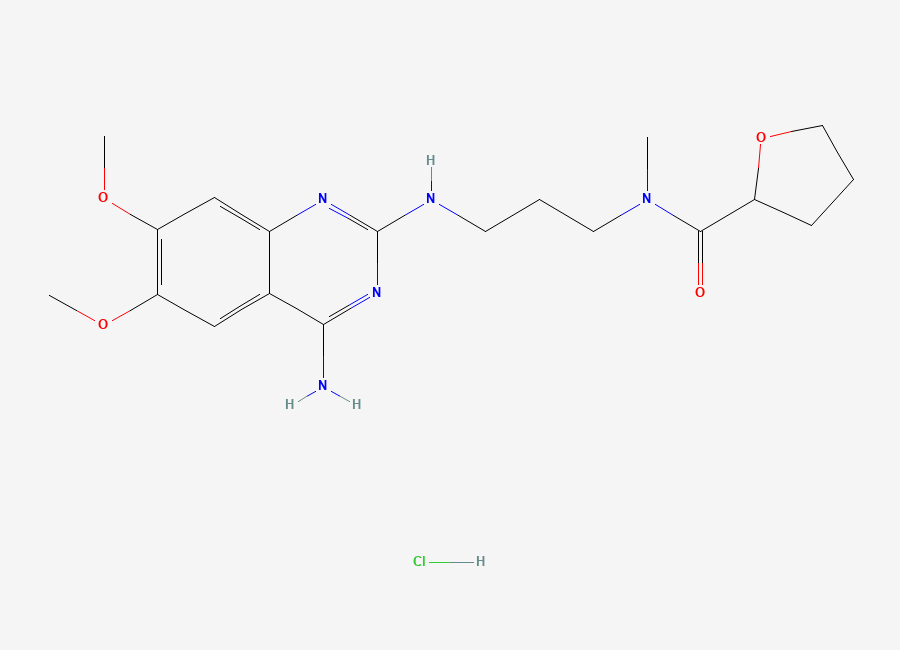 Two-dimensional chemical structure of Alfuzosin EP Impurity C/ N2-Methyl Alfuzosin (HCl Salt), CAS 72104-34-8