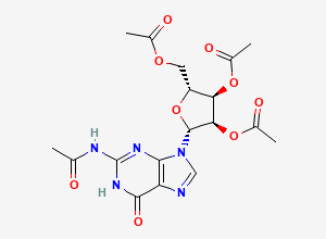 Two-dimensional chemical structure of Ribavirin Impurity N