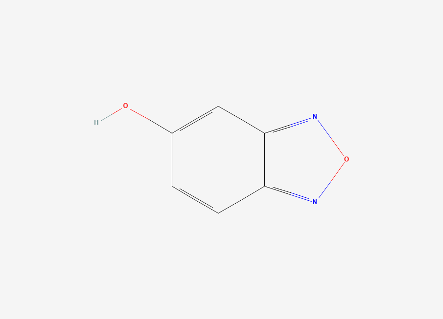 Two-dimensional chemical structure of 5-Hydroxybenzofurazan