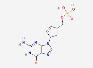 Two-dimensional chemical structure of Carbovir Monophosphate