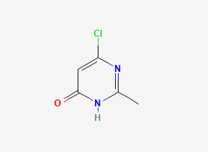 Two-dimensional chemical structure of Favipiravir Monochloro Impurity, CAS 17551-52-9