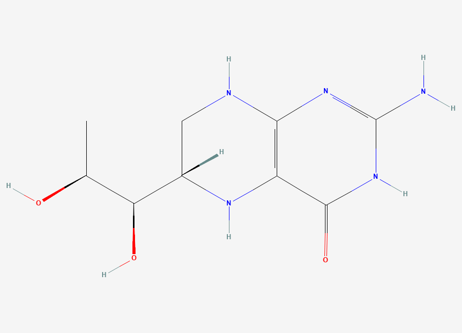 Two-dimensional chemical structure of Sapropterin Impurity H (Sulfate Salt)