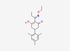 Two-dimensional chemical structure of Tralkoxydim