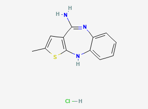 Two-dimensional chemical structure of Olanzapine PIN-3 Impurity, CAS 138564-60-0