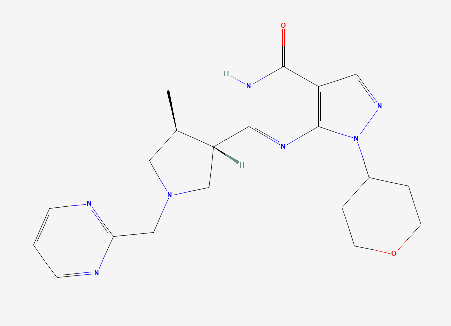 Two-dimensional chemical structure of Pf-04447943
