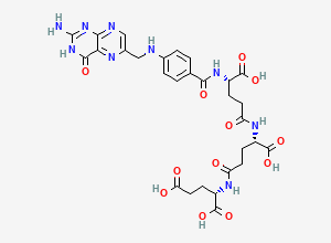Two-dimensional chemical structure of Pteropterin