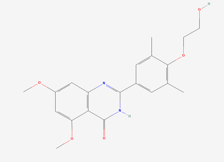Two-dimensional chemical structure of Apabetalone