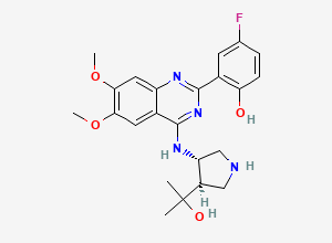 Two-dimensional chemical structure of Cct-241533