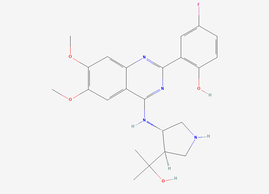 Two-dimensional chemical structure of Cct-241533