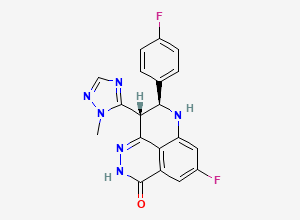 Two-dimensional chemical structure of Talazoparib