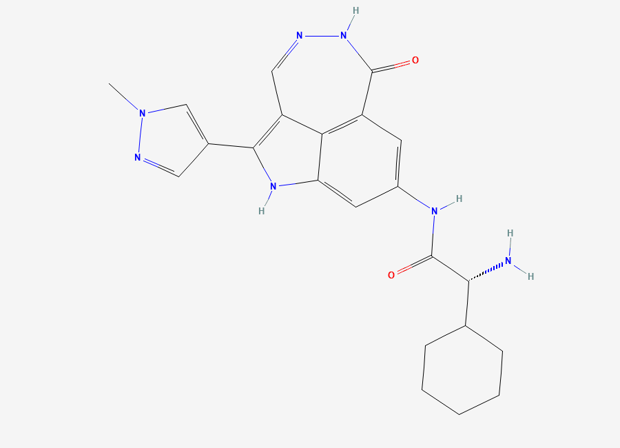 Two-dimensional chemical structure of PF-477736