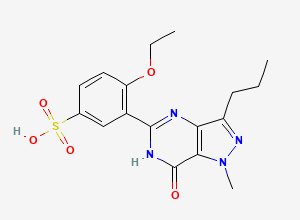 Two-dimensional chemical structure of Sildenafil EP Impurity D, CAS 1357931-55-5