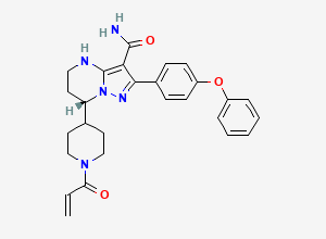 Two-dimensional chemical structure of Zanubrutinib