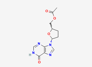 Two-dimensional chemical structure of Didanosine acetate