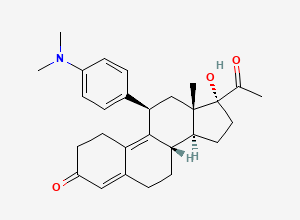 Two-dimensional chemical structure of Ulipristal