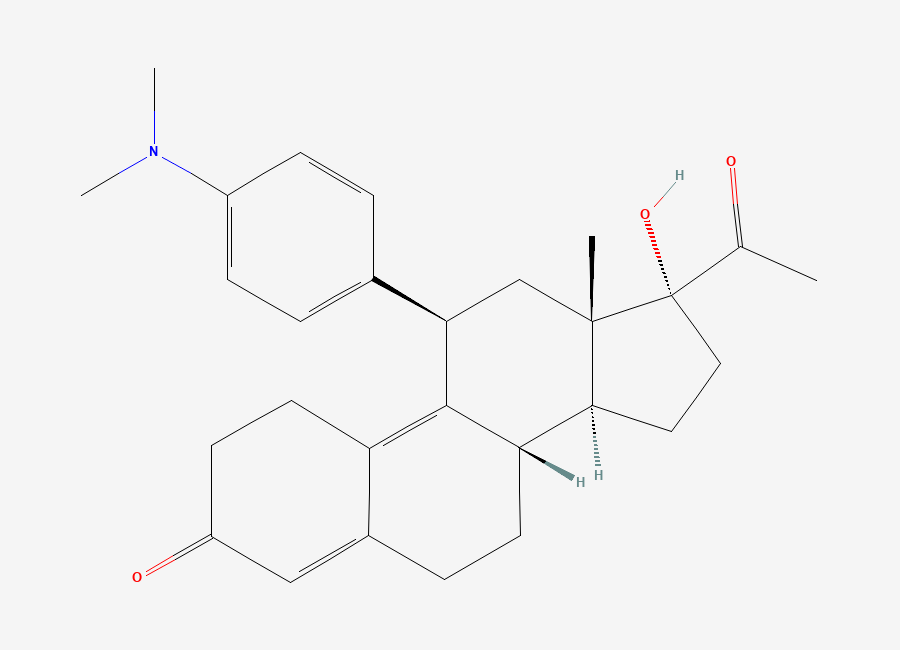 Two-dimensional chemical structure of Ulipristal