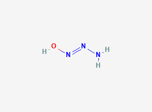 Two-dimensional chemical structure of Nitrous Hydrazide, CAS 42363-85-9