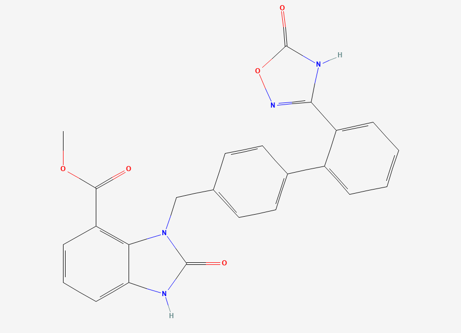 Two-dimensional chemical structure of Azilsaratan Impurity J, CAS 1403474-78-1