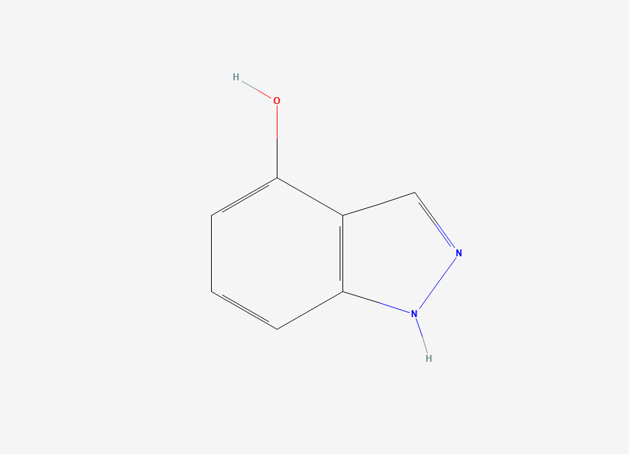 Two-dimensional chemical structure of 1H-indazol-4-ol