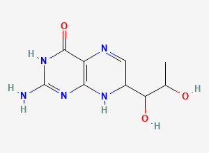 Two-dimensional chemical structure of N-Nitroso Sapropterin Impurity B