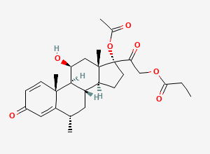 Two-dimensional chemical structure of Methylprednisolone Impurity 49