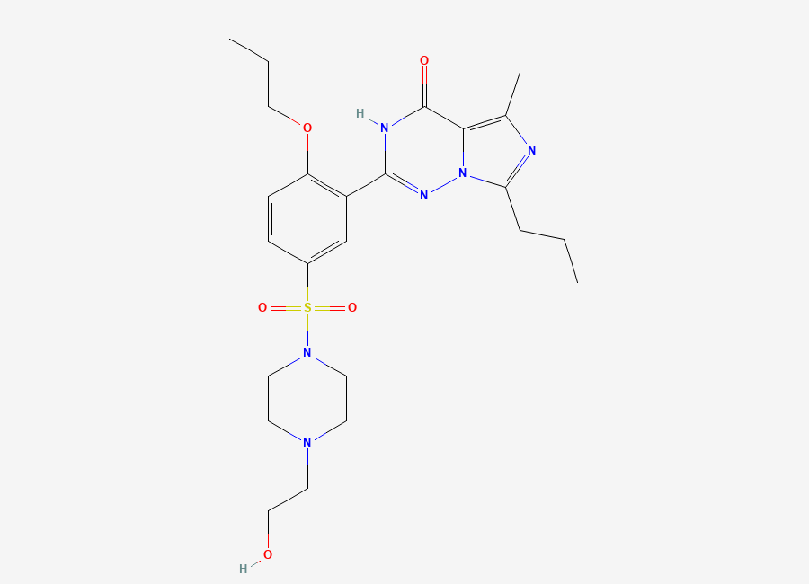 Two-dimensional chemical structure of Vardenafil Impurity 49