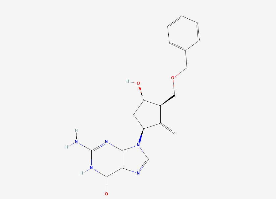 Two-dimensional chemical structure of 3-Benzyl Entecavir
