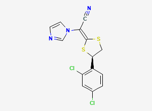 Two-dimensional chemical structure of Luliconazole Z-Isomer, CAS 1240249-76-6