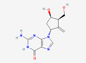 Two-dimensional chemical structure of (1R,3R,4R)-Entecavir