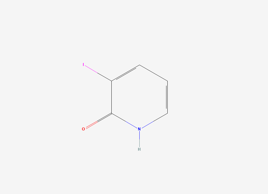 Two-dimensional chemical structure of 3-Iodopyridin-2-ol