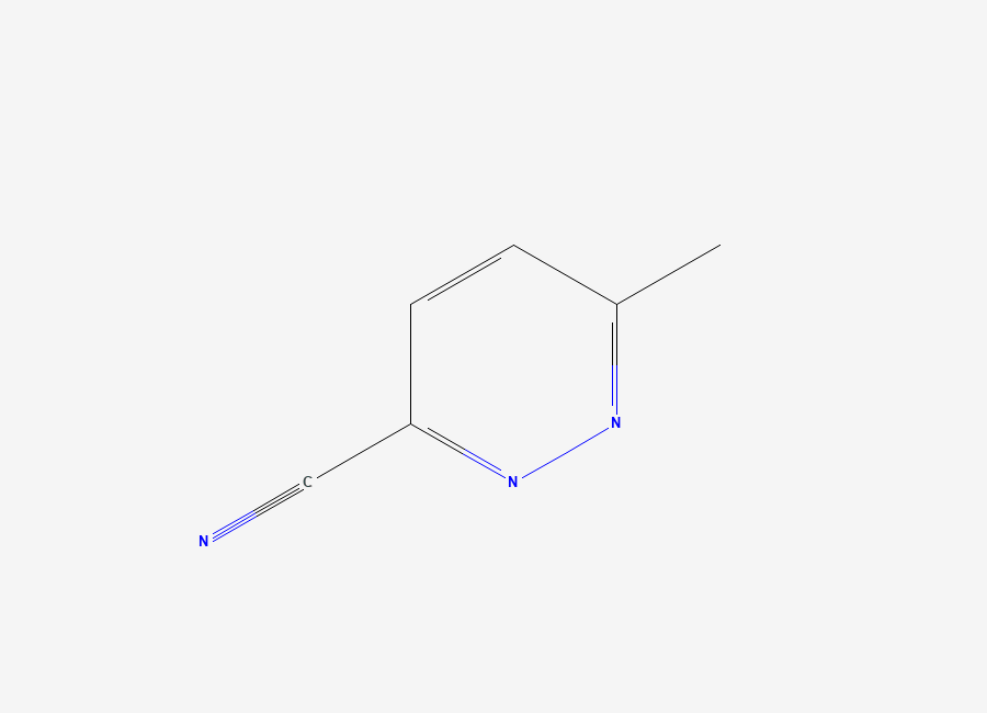 Two-dimensional chemical structure of 6-Methylpyridazine-3-carbonitrile