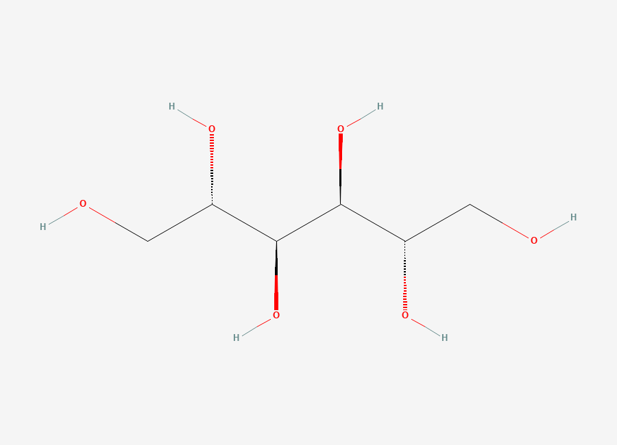 Two-dimensional chemical structure of L-Mannitol