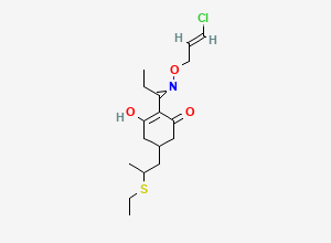 Two-dimensional chemical structure of Clethodim, CAS 99129-21-2