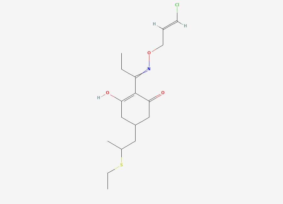 Two-dimensional chemical structure of Clethodim, CAS 99129-21-2