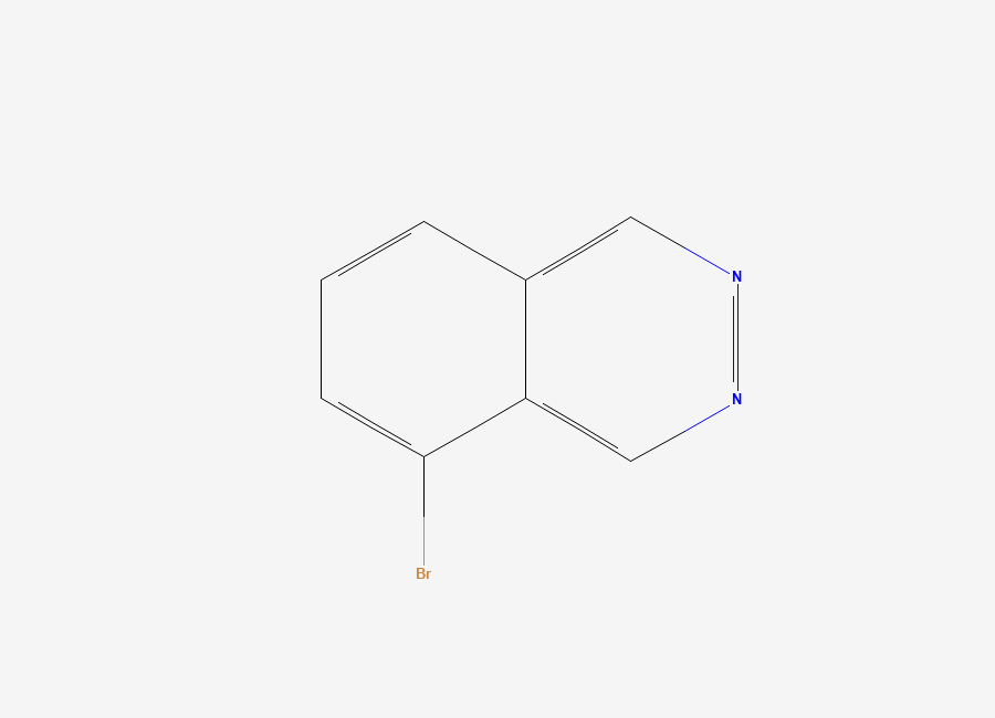 Two-dimensional chemical structure of 5-Bromophthalazine