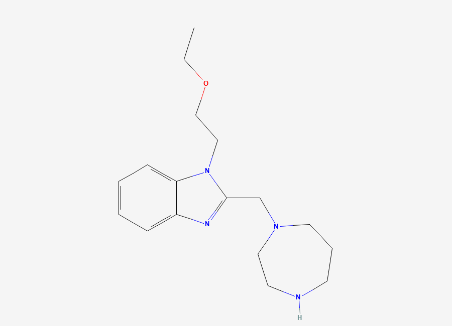 Two-dimensional chemical structure of Emedastine impurity E CRS