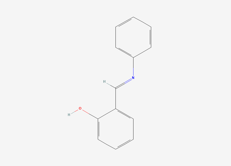 Two-dimensional chemical structure of Salicylideneaniline