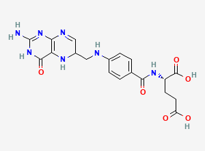 Two-dimensional chemical structure of Calcium Levofolinate Impurity 22
