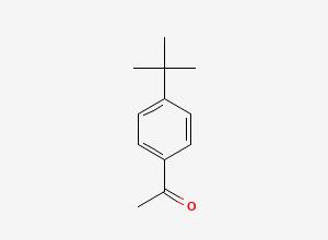 Two-dimensional chemical structure of Ebastine EP Impurity B / 4-tert-Butylacetophenone, CAS 943-27-1