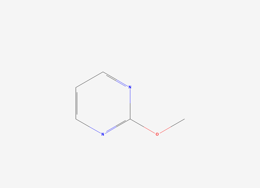 Two-dimensional chemical structure of 2-Methoxypyrimidine