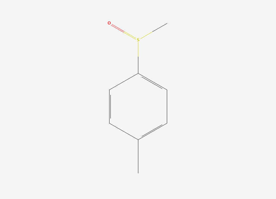 Two-dimensional chemical structure of Methyl 4-methylphenylsulfoxide