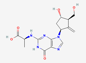 Two-dimensional chemical structure of Entecavir Impurity 33