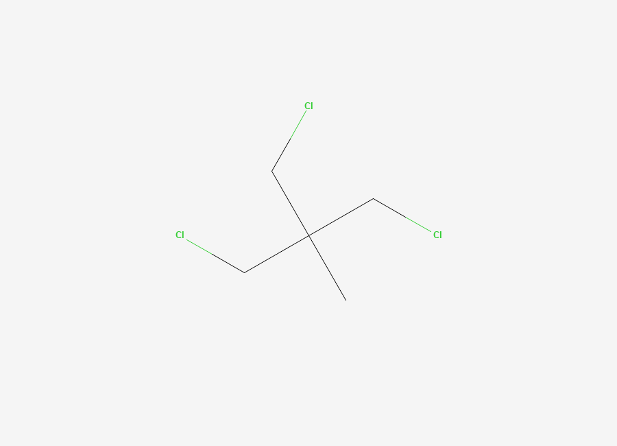 Two-dimensional chemical structure of 1,3-Dichloro-2-(chloromethyl)-2-methylpropane