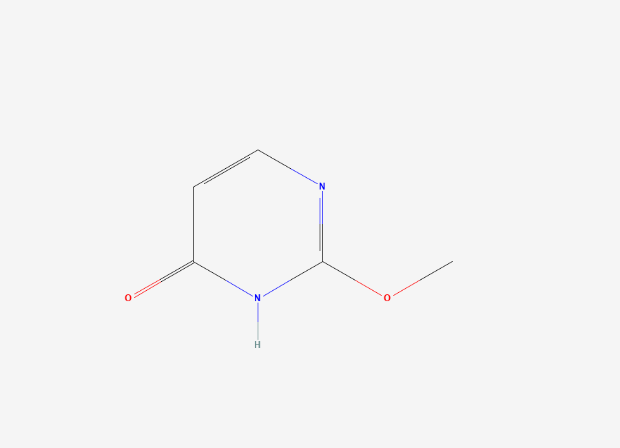 Two-dimensional chemical structure of 2-Methoxypyrimidin-4(3H)-one