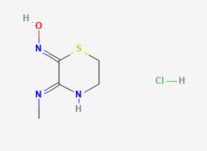 Two-dimensional chemical structure of Ranitidine EP Impurity G / Ranitidine Oxime / Nizatidine EP Impurity K, CAS 112233-23-5