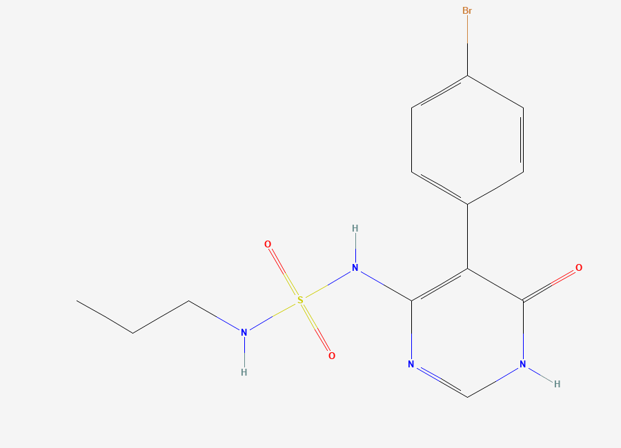 Two-dimensional chemical structure of Hydroxy Macitentan, CAS 2365406-85-3