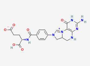 Two-dimensional chemical structure of Folic Acid Impurity 78