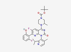 Two-dimensional chemical structure of Sotorasib Impurity 4, CAS 2387708-38-3