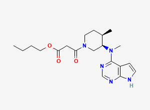 Two-dimensional chemical structure of EXA92262Y4, CAS 2227199-31-5