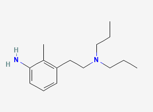Two-dimensional chemical structure of Ropinirole Impurity E, CAS 111725-11-2